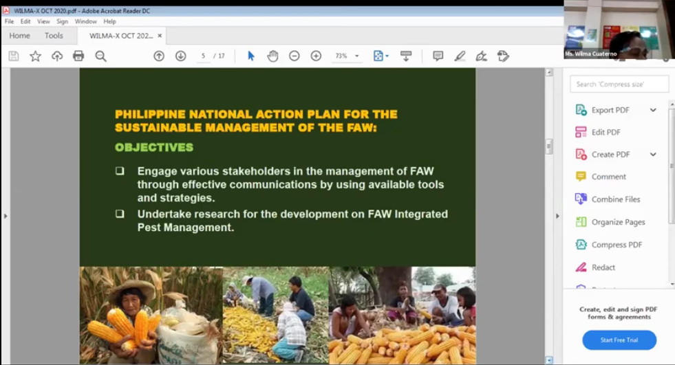 Webinar Programme Meeting November 3, 2020