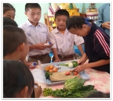 The study students cooking